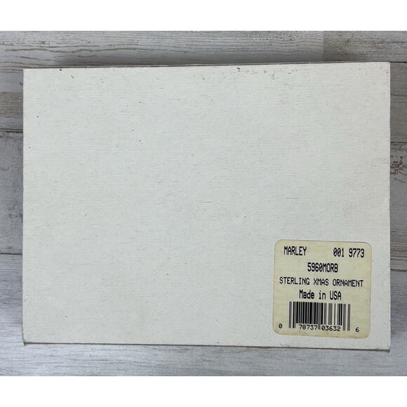 VINTAGE Oneida 1991 “Marley’s Ghost” Sterling Silver Christmas Ornament W/Box - Picture 6 of 6